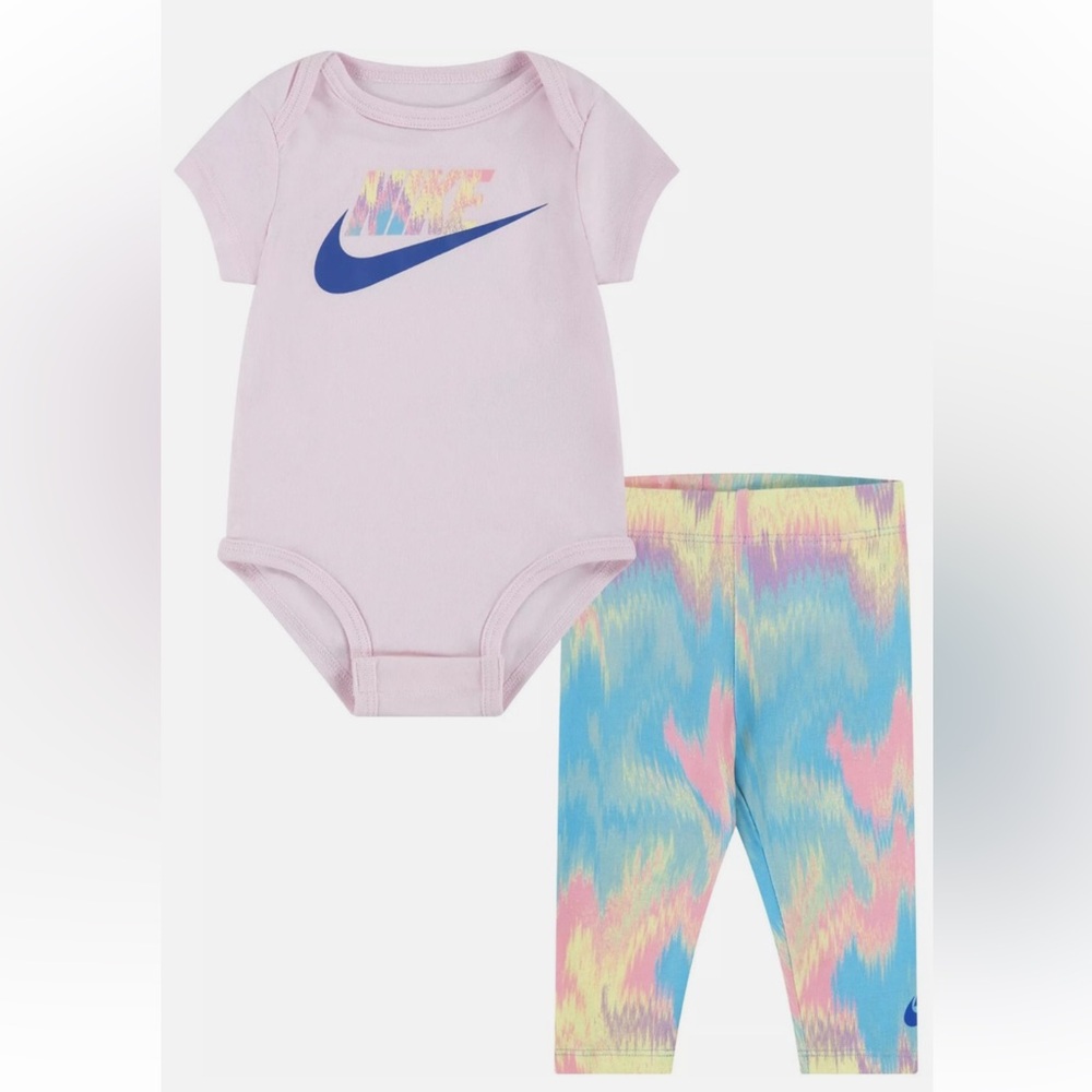 Nike Pink Baby Bodysuit